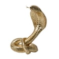 thumbnail image 1 of Estatua de serpiente, figura de animal, regalo de inauguración de la casa, artesanía artística, adorno de resina novedoso Estilo a, 1 of 9