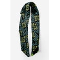 thumbnail image 2 of Bimba Black Vector Design Damask Printed Pure Silk Scarf Neck Wrap Summer Hair Bandanas For Women 40 x 40 Inches, 2 of 6