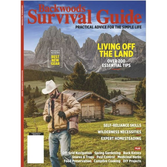 Backwoods Survival Guide - Living Off the Land No. 21: Wilderness Instructor Craig Caudill, Cooking Over Open Flame, Herbs Natural Resources for Teeth Health Lots More!