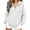 White, variant on Tqcoqu Women's 1/4 Quarter Zip Hoodie with Side White Stripe,Long Sleeve Oversized Loose Pullover Sweatshirt with Kangaroo Pocket