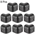 thumbnail image 2 of Unique Bargains Speaker Corner Protector Polypropylene  Edge Corner Speaker Stackable 1.34''x1.34''x1.26'' Black 8pcs, 2 of 5