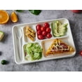 thumbnail image 2 of EcoNesxp 6 Inch Disposable School Lunch Tray Grid Plates 12 100 Compostable, 2 of 5