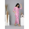 thumbnail image 2 of Pink Floral Printed Cotton Kurta With Pant, 2 of 5