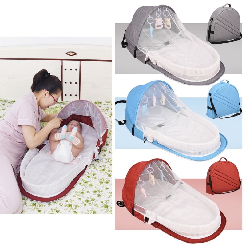 travel bassinet with mosquito net