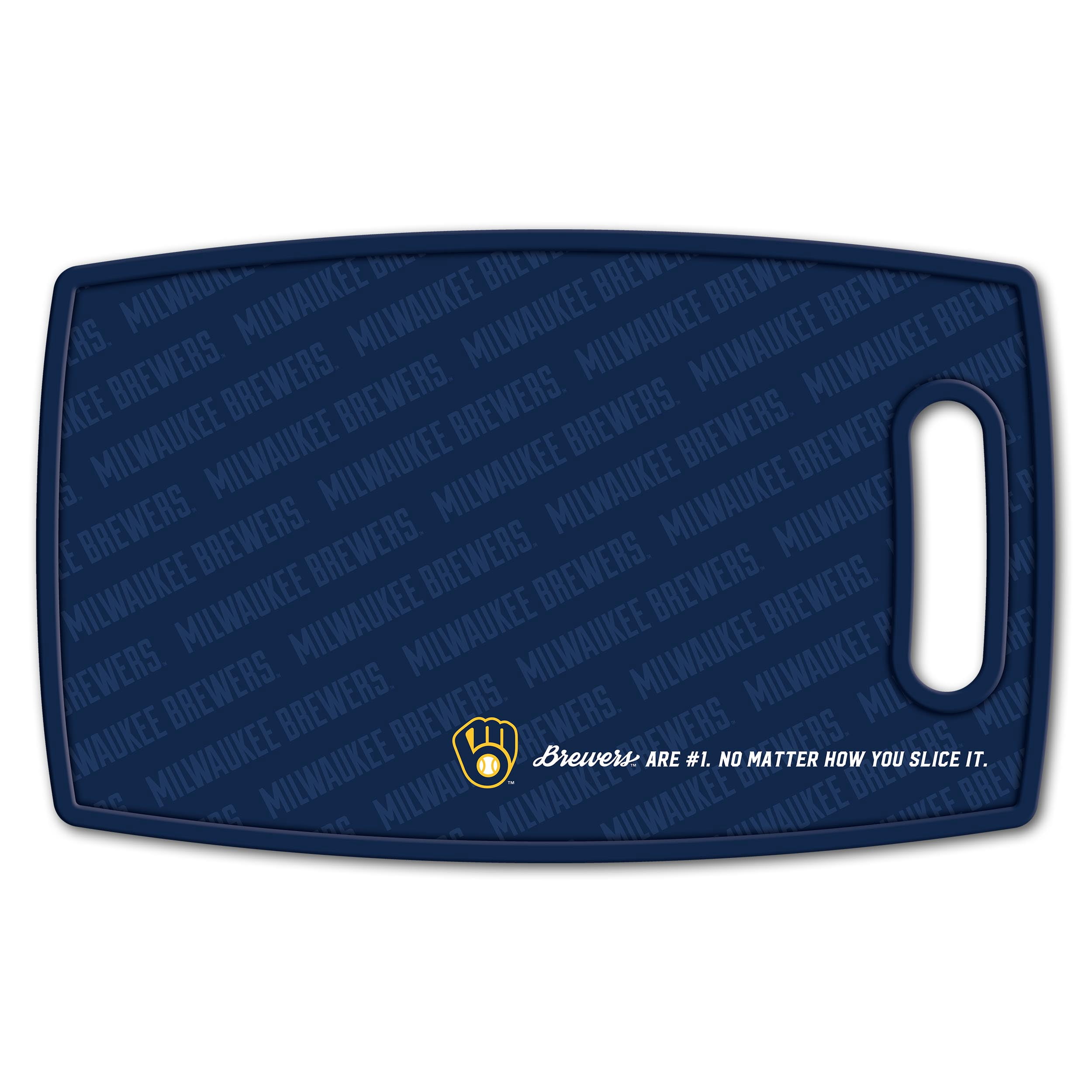 YouTheFan MLB Milwaukee Brewers Logo Series Cutting Board