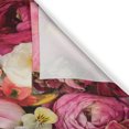 thumbnail image 3 of Ambesonne Wooden Kitchen Curtains, Rustic Home Rose Flowers, 55"x45", Multicolor, 3 of 3