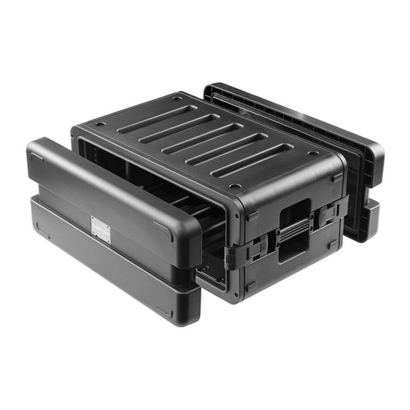 Odyssey VR4SMIC4ZP Watertight 4U Rack Case with 4 Microphone Compartments