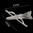 thumbnail image 4 of Creative Metal Bow And Brooch Crystal Lapel Pin Badge ,, 4 of 8