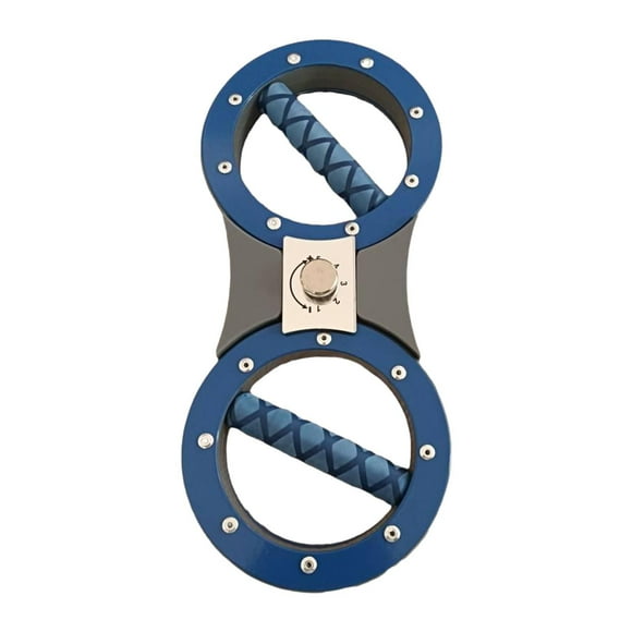 Máquina rotadora de brazo para fortalecer el antebrazo, multifuncional y portátil. Azul