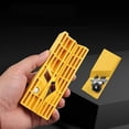 thumbnail image 3 of Hand Plane Gypsum Board Cutting Tool Metal Plasterboard Trimming Tool Shaver Manual Handheld Planer Woodworking Construction Precise Beveled 45 90 for smooth, Precise Cutting of Gypsum (Blue), 3 of 7