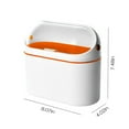 thumbnail image 3 of Konghyp 1 Gallon Table Trash Can, Mini Trash Can With Lid , Trash Can For Bathroom Vanity, Desktop Office,Tabletop Or Coffee Table, For Home Dormitory Office, 3 of 6