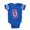 Royal Blue, variant on CafePress - Fab U Lous - Cute Infant Baby Football Bodysuit