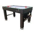 thumbnail image 6 of KICK Morpheus 55″ 5 in 1 Multi-Game Table&nbsp;(Brown) - Combo Game Table Set - Foosball, Billiards/Pool, Glide Hockey, Table Tennis, and Basketball for Home, Game Room, Friends and Family!, 6 of 12