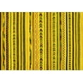 thumbnail image 1 of Ahgly Company Indoor Rectangle Abstract Yellow Modern Area Rugs, 6' x 9', 1 of 4