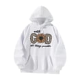 thumbnail image 4 of Sudadera con capucha con cordón, camisetas suaves blancas de moda para trabajo de acampada en la calle XL Yuyangstore Sudadera con capucha, 4 of 8
