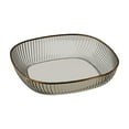 thumbnail image 6 of Yaoyar Set of 4 Clear Salad Dessert Plates Toast Plates, Ideal for Appetizers, Snacks, Fruits, and Dinner, Dishwasher Safe, 6 of 6