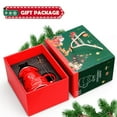 thumbnail image 4 of Taza de café navideña con tapa, lindas tazas navideñas para festivales, hermosas tazas de té de cerámica para padres, hijos, amores y amigos, rojo, 4 of 4