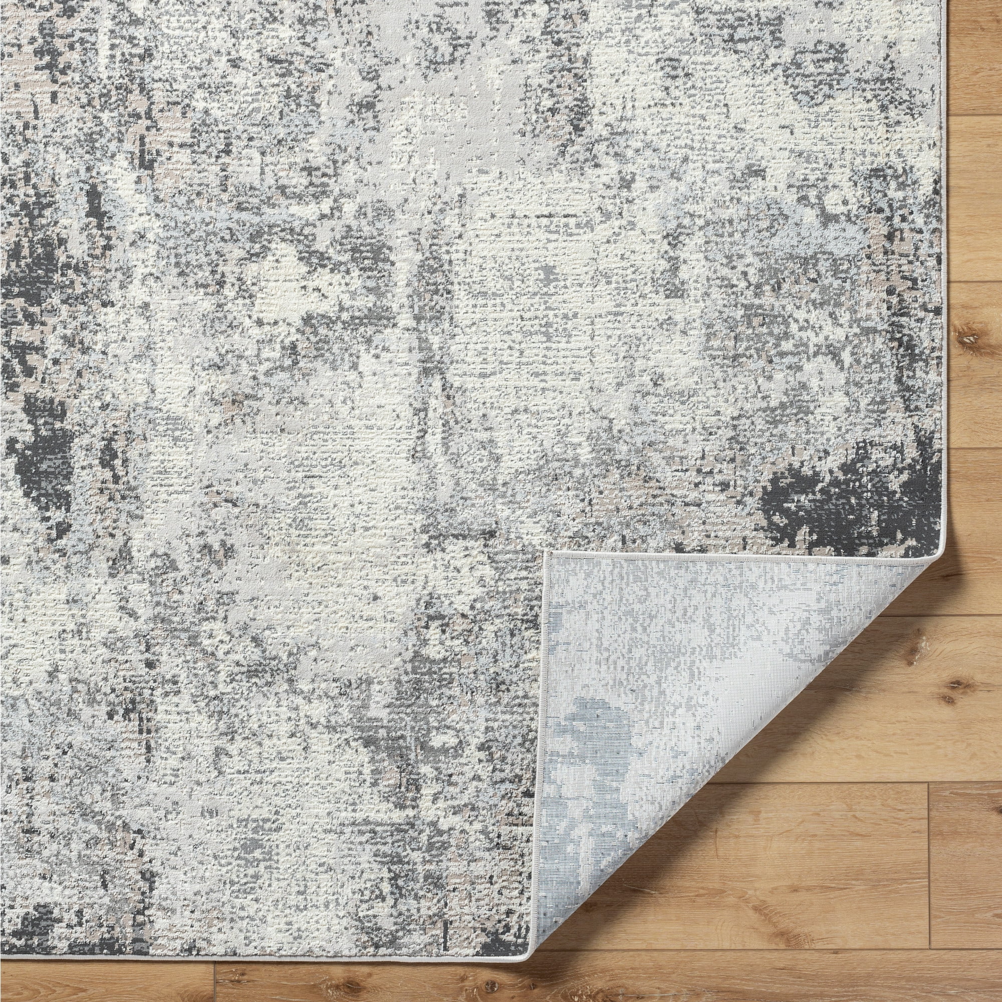 Artistic Wavers Marbella Area Rug, 6'7" x 9', Charcoal/Light Gray