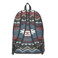 thumbnail image 3 of Unisex Vintage Style Backpack, Bohemian Print Rucksack with Front Pocket, Lightweight Daypack for School University Work Commute Vacation, Ideal Gift Idea, 3 of 5