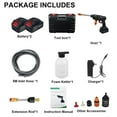 thumbnail image 3 of Paddsun 21V Cordless Electric Pressure Washer, Portable Handheld High Pressure Water Spray Gun Cleaner with 2 Batteries & Charger for Car Wash, Yard & Patio, 3 of 17