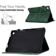 thumbnail image 2 of for Samsung Galaxy Tab A9 Leather Case Embossed Rhombus Folio Cover, Non-slip Stand Support, Stylus Pen Card Slot, Soft TPU Shell, Screen Protector, 2 of 7