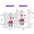 thumbnail image 4 of Happy 4th of July Patriotic Samoyed Marching Band Uniform Balloons Fireworks Mug Siberian Sammy Dog Lover Coffee Tea Cup - 13009, 4 of 4