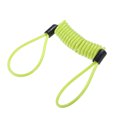 thumbnail image 1 of Disco Freno Bloqueo Motocicleta Alarma Disco Bloqueo Seguridad Cable Amarillo, 1 of 1