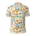 thumbnail image 2 of Daiia Peanuts 8 Pattern Men’s Polo Shirts,Solid Deck Shirt,Classic Fit, Breathable Cotton Polo for Casual and Sport Wear-Small, 2 of 7