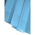 thumbnail image 6 of TiaoBug Flower Girls Chiffon Junior Bridesmaid Dress Off Shoulder A Line Gown, 6 of 6