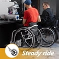 thumbnail image 3 of USHOBE Accessoires de Fauteuil Roulant Roulettes en Caoutchouc 1Pcs, 3 of 8