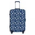 thumbnail image 1 of Phonetic Alphabet Pilot Airplane Suitcase Cover Elastic Aviation Plane Fighter Travel Luggage Covers for 18-32 inch, 1 of 1