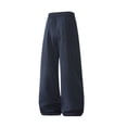 thumbnail image 3 of StSilkitty Mens Casual Pants Elastic Waist Baggy Wide Leg Pants Lightweight Soft Breathable Trousers with Pockets, 3 of 9