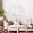 YZL 16Inch 90Degree Oscillating Indoor 3Speed Pedestal Floor Fan