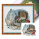 thumbnail image 1 of Hilo Algodón Ecológico Bordado Herramientas Impresas 14CT Punto Cruz 37x32cm, 1 of 9