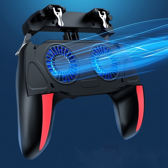 Controlador De Juegos Para Teléfono Móvil, Ventiladores De Refrigeración Duales De 2500MAH Y 5000MAH, GAMEPAD PARA TELEFONOS DE 4,7-6,0 PULGADAS