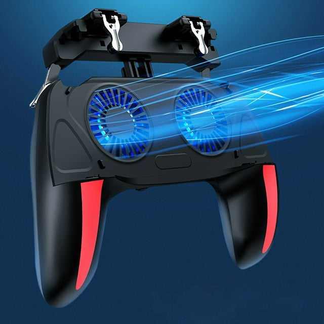 Controlador De Juegos Para Teléfono Móvil, Ventiladores De Refrigeración Duales De 2500MAH Y 5000MAH, GAMEPAD PARA TELEFONOS DE 4,7-6,0 PULGADAS
