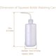 thumbnail image 2 of Botella de riego para plantas de interior, regadera, botella de chorro de agua, botella de enjuague de plástico para extensiones de pestañas, lavado de ojos, laboratorio de tatuajes (1 unidad) - 500 ml Kuyhfg Bienvenido a Kuyhfg, 2 of 4