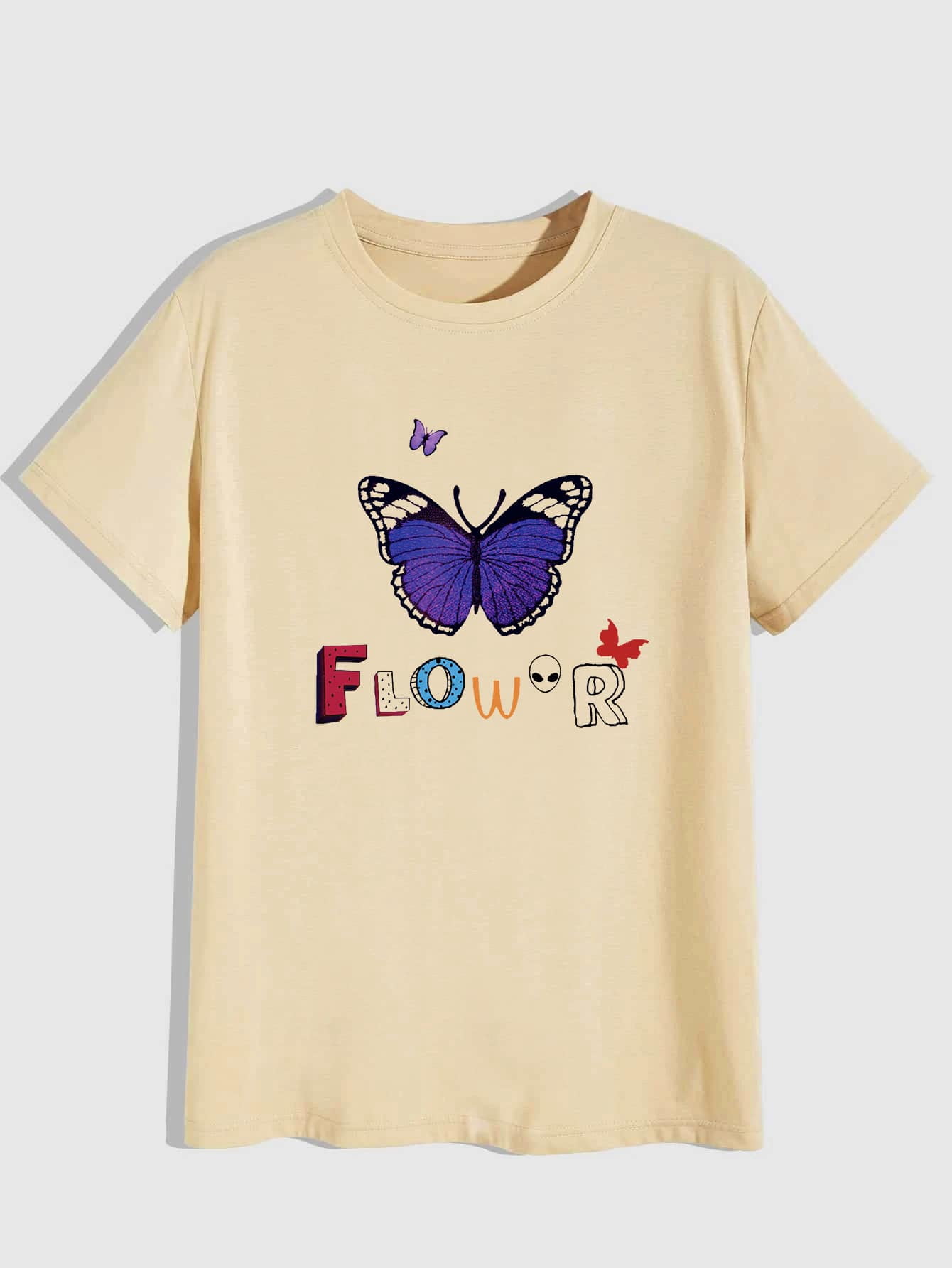 Guys Letter Butterfly Graphic Tee XL(12 