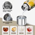 thumbnail image 3 of 20 Oz Lemon Coffee Tumbler Double Wall Insulated Stainless Steel Water Bottle | Metal Reusable Thermoses Flask with Cup Cap | Leak & Sweat Proof with Anti-Dust Lid, 3 of 7