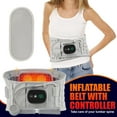 thumbnail image 1 of JWshufel Rechargeable Vibration Massage Heating Waist Support with USB Charging and Inflatable Lumbar Traction Belt Ergonomic for Muscle Relief 3 Speed Vibration 3 Temperature Settings, 1 of 9