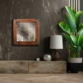 thumbnail image 5 of Hosley Wooden Brown Frame Mirror 20 Inch High, 5 of 8