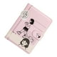 thumbnail image 2 of Cuaderno con hebilla magnética, diario de recortes de dibujos animados con cubierta de cuero PU para mujeres y niñas, tamaño A5, color rosa, 2 of 5