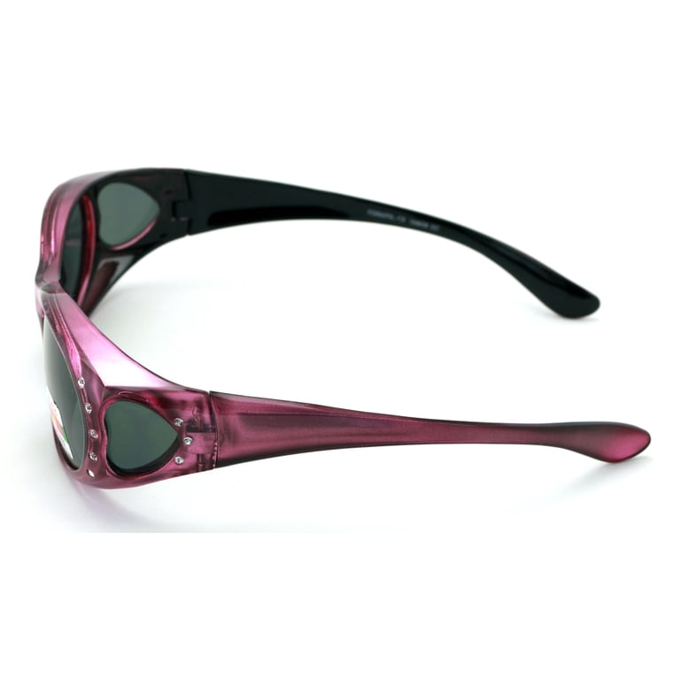 V.W.E., Womens Polarized Fit Over Sunglasses, Rectangular  display picture 1