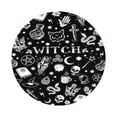 thumbnail image 1 of Tapis Rond Halloween Salon Tapis de Vacances Anti-Taches & Facile à Nettoyer, 1 of 3