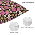 thumbnail image 4 of Rateoe Strawberry Pattern Throw Pillow Cover Premium Pillow Stuffer Sham Square for Decorative Cushion Bed Couch Sofa(Pillow insert not included), 4 of 8
