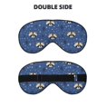 thumbnail image 2 of Goofa Raccoon blue point Printed Sleep Eye Mask for Men Women, Zero Eye Pressure Sleeping Mask, Light Blocking Night Blindfold, Soft Eye Shade Cover, 2 of 7