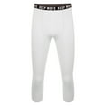 thumbnail image 3 of Manyakai Compression Pants for Men Workout Running Leggings Tights Thermal Base Layer Athletic White L, 3 of 7