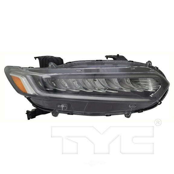 TYC LED Headlight Front Lamp Right Passenger for 18-20 Honda Accord Touring Fits 2020 Honda Accord