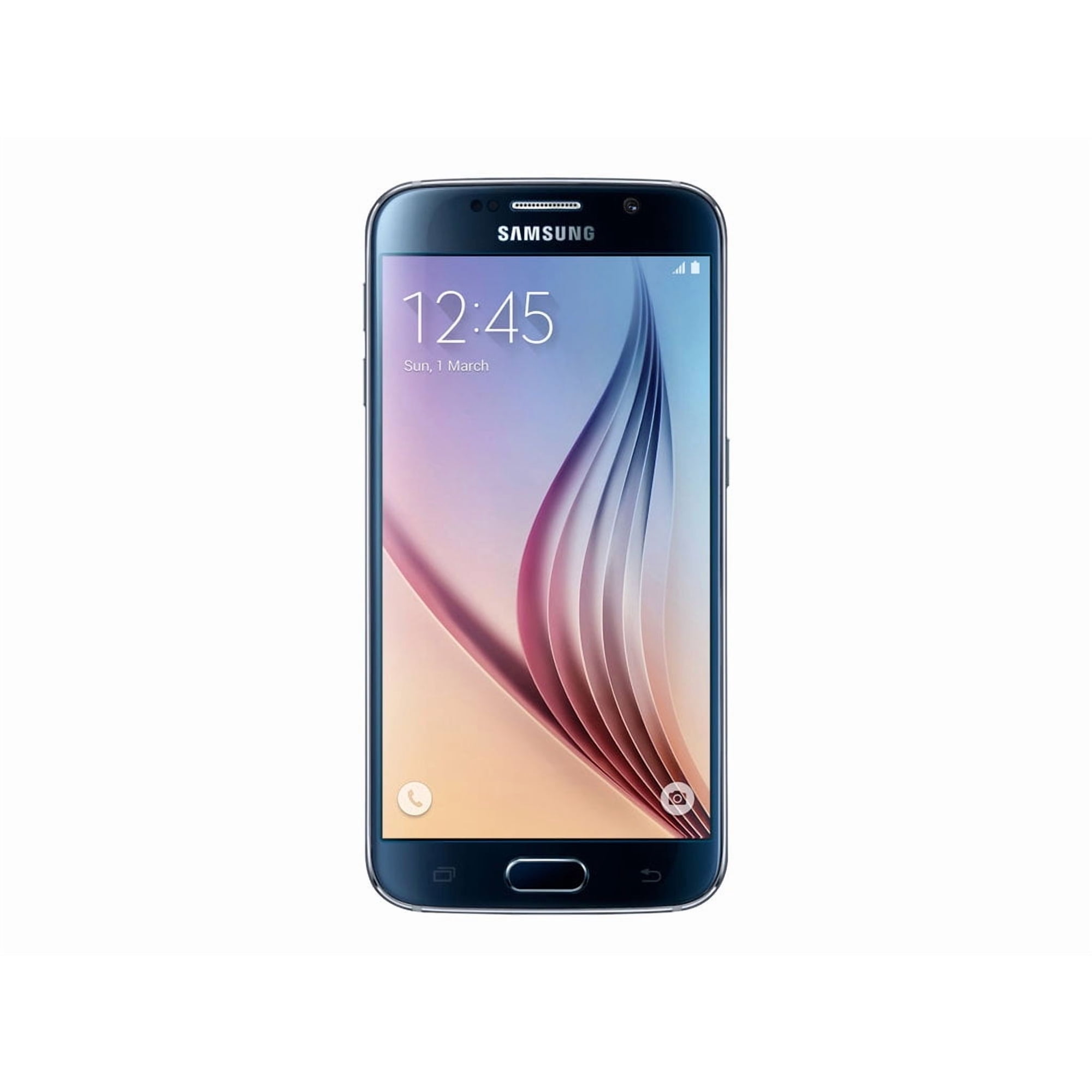 Samsung Galaxy S6 - Smartphone - 4G LTE - 32 GB - GSM - 5.1" - 2560 x 1440 pixels (577 ppi) - Super AMOLED - RAM 3 GB - 16 MP (5 MP front camera) - Android - AT&T - black sapphire