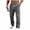 Dark Gray, variant on Havenre Men Joggers Chino Cargo Pants Hiking Outdoor Recreation Pants Twill Fitness Track Jogging Pants Casual Striped Athletic Workout Pants with Pockets Red XXL